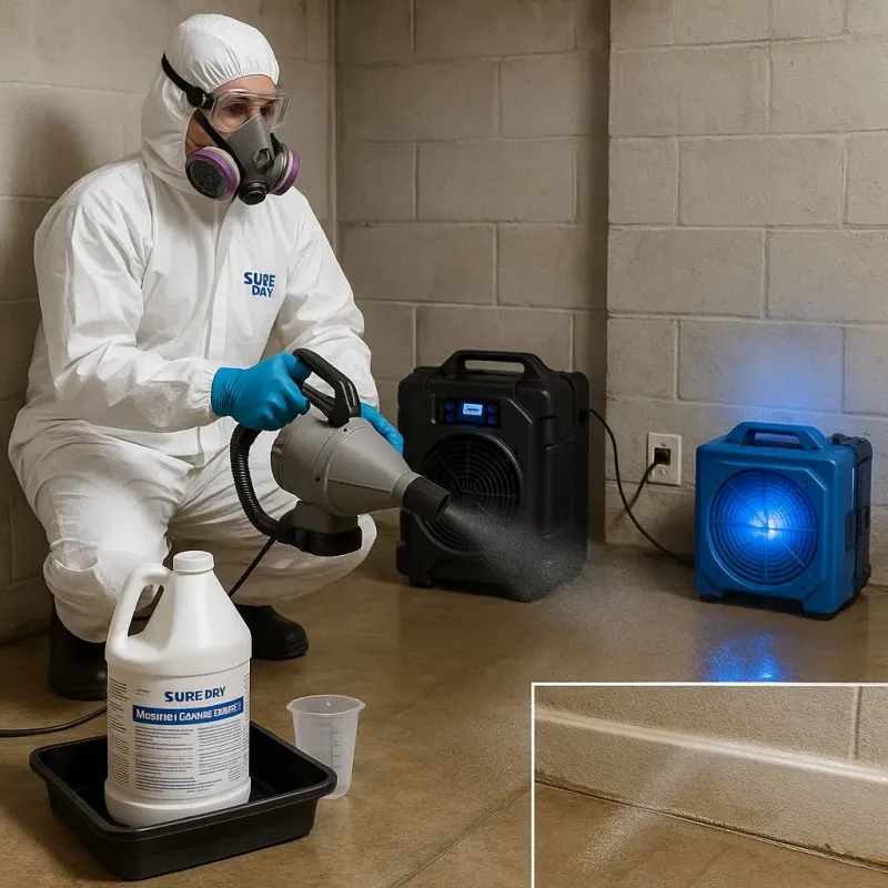 Sanitization and Odor Removal process in Chowan County, NC
